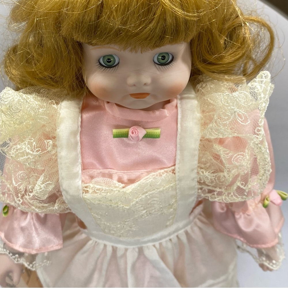 Bradley’s Collectible Doll Porcelain Pouts Pouty Corinna 542 13” Victorian NEW - Picture 6 of 15
